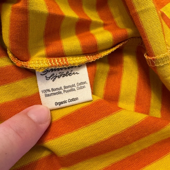 NWT Gudrun Sjödén Organic Cotton Essential Striped Top – Size S - Picture 3 of 4